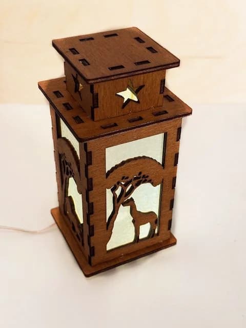 African Animals Wooden Night Lamp | Artisan Wooden Night Lamp | Artiviesta London